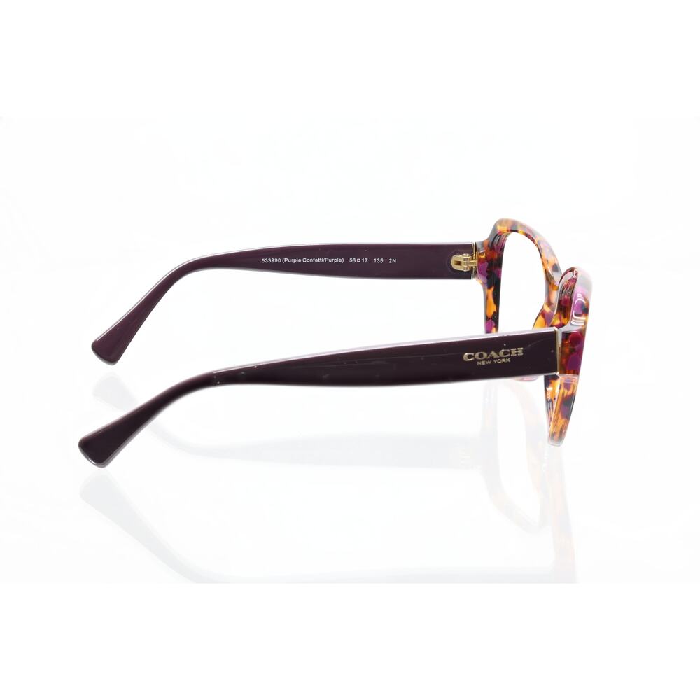 Coach HC8160 (L145) 533990 (Purple Confetti) 56-17-135 Sunglass FRAMES ONLY-GOOD - Picture 6 of 6
